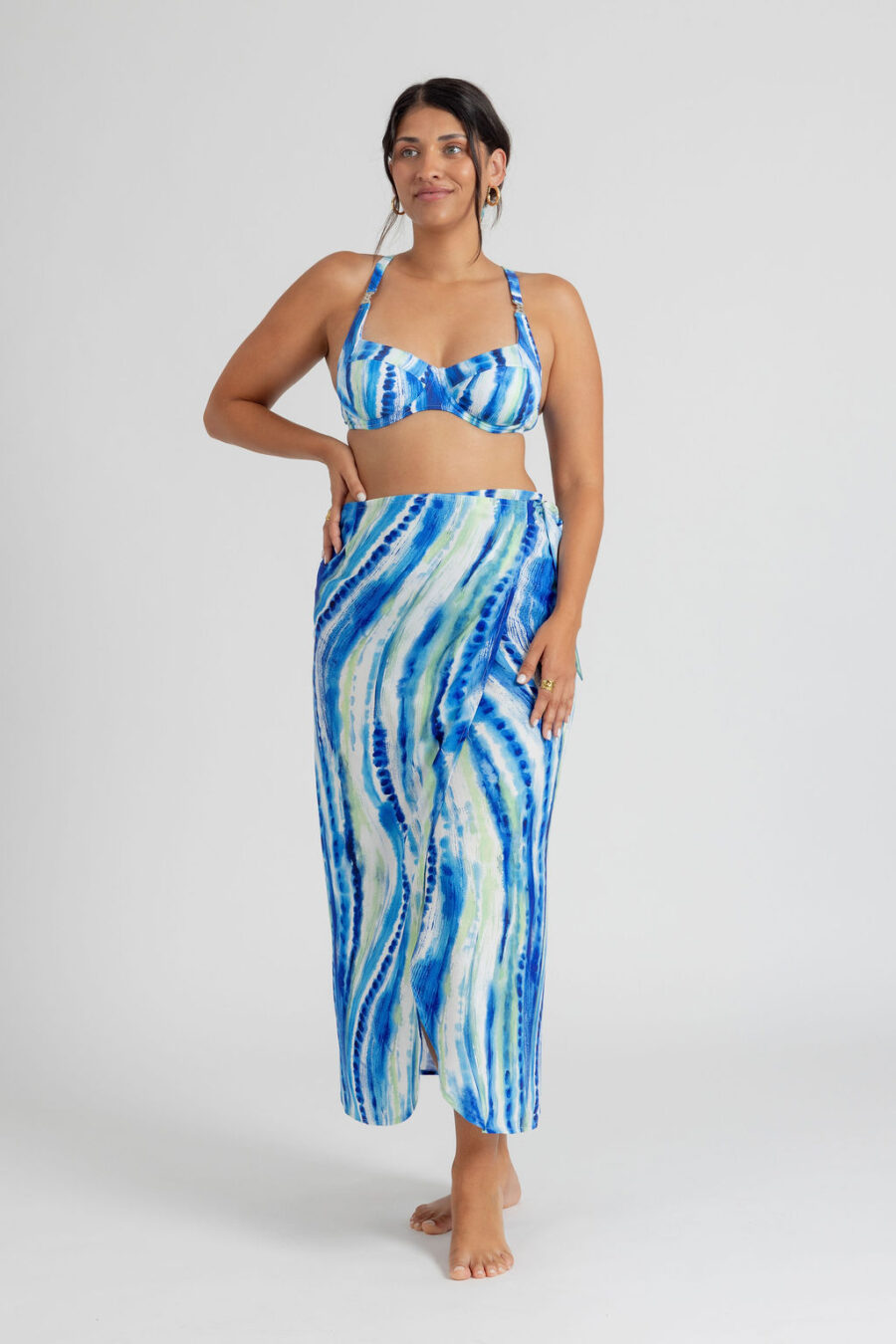 Falda pareo marea Ocean blue